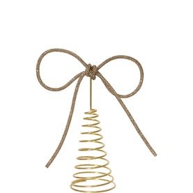 Glitter Christmas Tree Topper 20cm