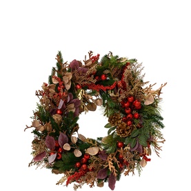 Vine Base Pinecone Christmas Wreath 60cm