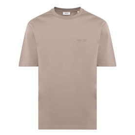 NN07 Clay Mirage T-shirt in relaxed fit with crew neck, short sleeves, and tonal chest logo