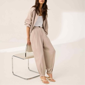 Balloon-Leg Trousers