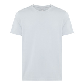 Paige Sorden Solid T-Shirt in Bristol Blue, crew neck, short sleeves, straight hem, 100% cotton