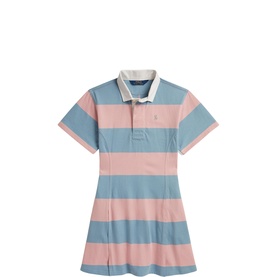 Pony Logo Striped Rugby Dress