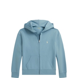 Pony Logo Double Knitted Zip Hoodie