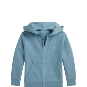 Pony Logo Double Knitted Zip Hoodie