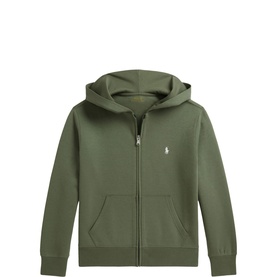 Pony Logo Double Knitted Zip Hoodie