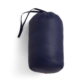 Ralph Lauren children's jacket in Newport Navy, packed into a matching navy drawstring travel bag