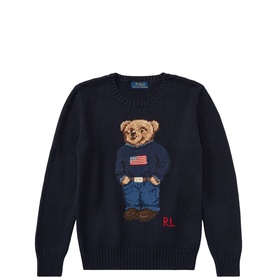 Polo Bear Logo Knitted Sweater