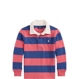 The Iconic Striped Pony Logo Rugby Shirt
