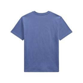 Ralph Lauren children's Blue Heaven T-shirt, back view showing crew neck and short sleeves