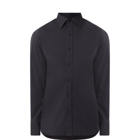 Poplin Stretch Single-Cuff Formal Shirt