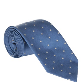 Dotted Silk Tie