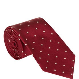 Dotted Silk Tie