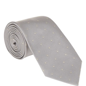Dotted Silk Tie