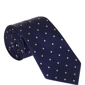 Dotted Silk Tie