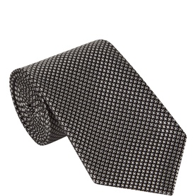 Tonal Star Silk Tie