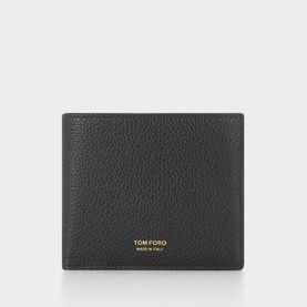 Soft Grain Leather Logo Wallet