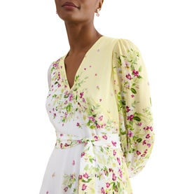 Ariel Floral Belted Dress