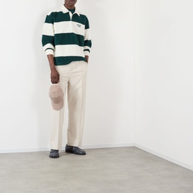 Logo Striped Rugby Shirt