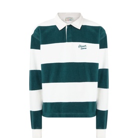 Logo Striped Rugby Shirt