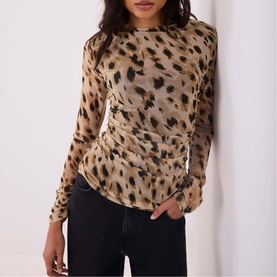 Animal Draped Top