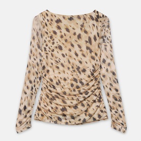 Animal Draped Top