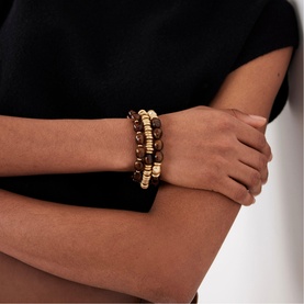 Three-Piece Beaded Friendship Bracelet Set