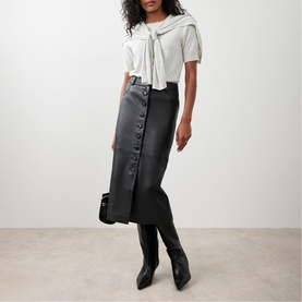 Leather Pencil Skirt