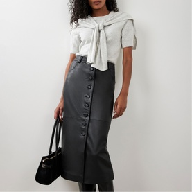 Leather Pencil Skirt