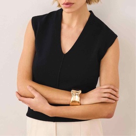 Seam Detail Knitted Top