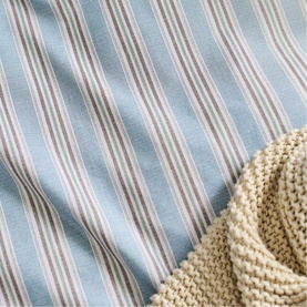 Calder Stripe Standard Pillowcase Pair Navy