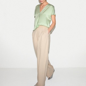 Pleat Front Top