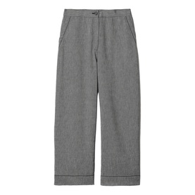 Chambray Cropped Trousers