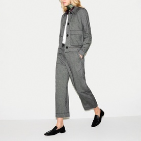 Chambray Utility Overshirt