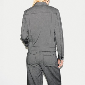 Chambray Utility Overshirt