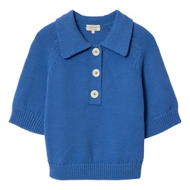 Chunky Knitted Polo Shirt