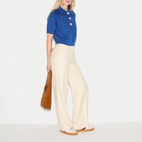 Chunky Knitted Polo Shirt