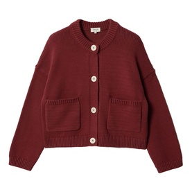 Chunky Patch Pocket Cardigan