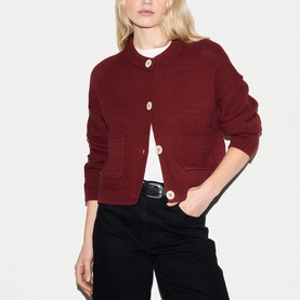Chunky Patch Pocket Cardigan