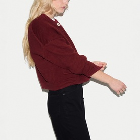 Chunky Patch Pocket Cardigan