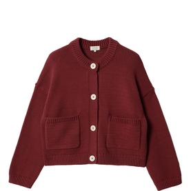 Chunky Patch Pocket Cardigan