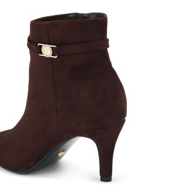 Flute Coin Heeled Boots