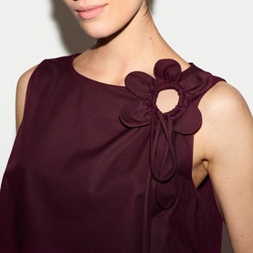 Flower Applique Dress