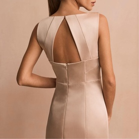Open Back Detail Pencil Dress