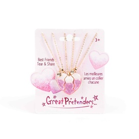 Three-Piece Besties Era Tear & Share Necklaces