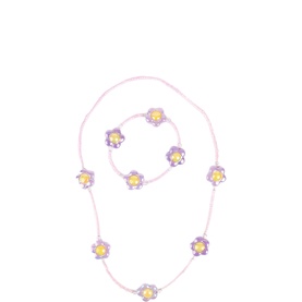 Two-Piece Crazy for Daisies Necklace & Bracelet Set