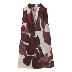 Iris Leaf Linen Top