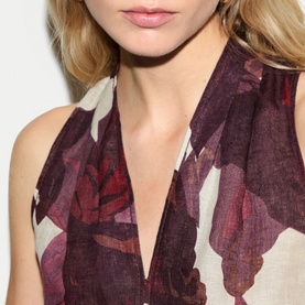 Iris Leaf Linen Top