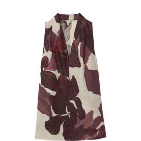 Iris Leaf Linen Top