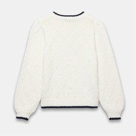 Fish Motif Knitted Sweater