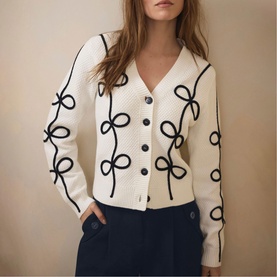 Rope Detail Knitted Cardigan